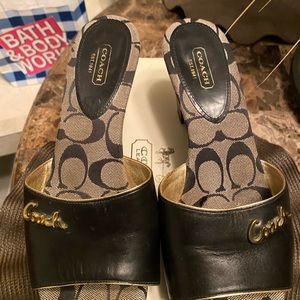 Authentic Coach Shoes Black 9.5